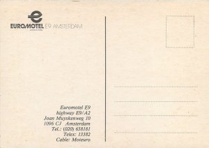 Netherlands Postcard Amsterdam Euromotel highway