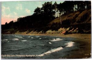 Eagle Bay Lake Champlain Burlington Vermont Vintage Postcard K08