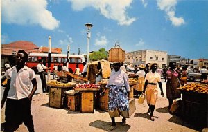 Native Fruit Vendors Bridgetown Barbados West Indies Unused 