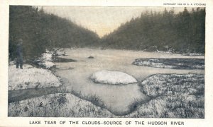 Vintage Postcard 1915 Lake Tear Of The Clouds Source Of Great Hudson River NY