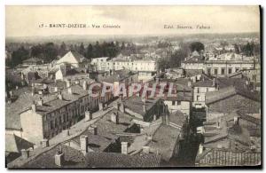 Postcard Old Saint Dizier Vue Generale