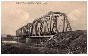 Montana  Laurel , N.P. Railroad Bridge
