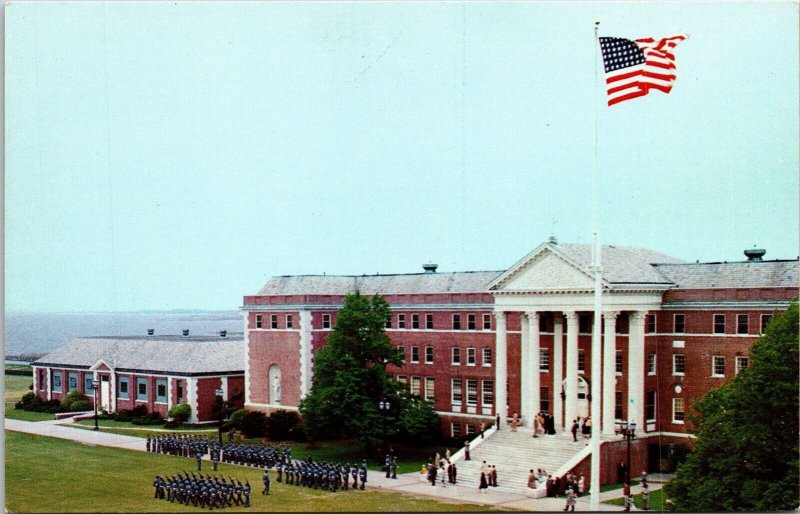 La Salle Military Academy Montauk Hwy Oakdale Long Island NY Postcard VTG UNP  
