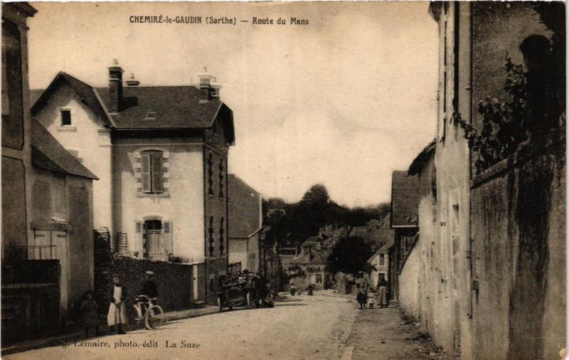 CPA Chemire-le-Gaudin - Route du MANS (391129)