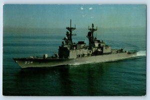 Pascagoula Mississippi Postcard USS Callaghan Intrepidity Kidd Class USN c1960