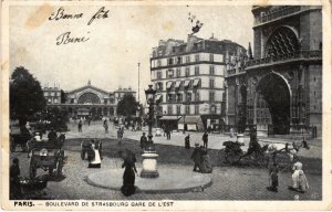 CPA PARIS 10e - Boulevard de Strasbourg Gare de l'Est (84196)