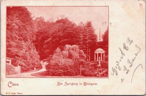 Germany Kleve Der Springberg im Thiergarten Cleve Vintage Postcard C152