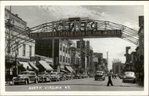 Reno NV North Virginia St. Real Photo Postcard