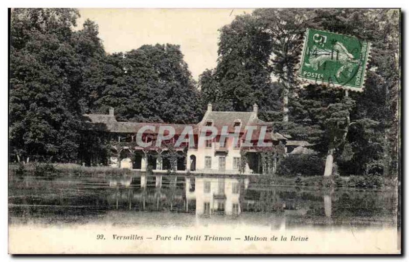 Old Postcard Versailles Petit Trianon Park Queen's House