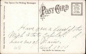 Lansing MI YMCA 1900s-20s Vintage Postcard