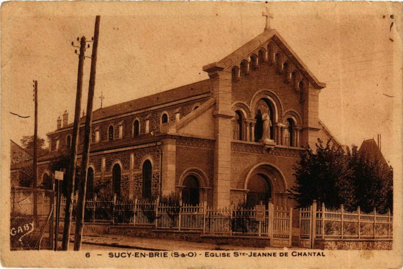 CPA AK SUCY-en-BRIE Église Ste-Jeanne de Chantal (869665)