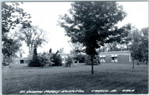 RPPC  CRESCO Iowa IA ~ ST. JOSEPH MERCY HOSPITAL  Real Photo 1950s Postcard