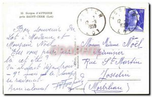 Gorges d & # 39Autoire near Saint Cere - Old Postcard