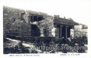 La Villa Royale Cnosse Greece Writing on back 