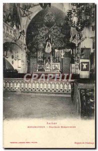 Old Postcard Rocamadour Miraculous Chapel