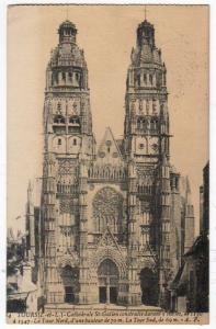 Tours, Cathedrale St-Galien construite durant z stecles