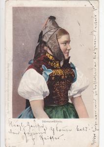 B79439 schwarzwalderin types costume women poland  front/back image