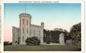 LP44 Haverhill  Massachusetts Postcard  Winnekenni Castle Copper Windows