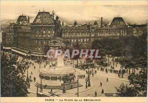 Postcard Old Paris Place de la republic