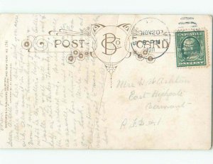 Bamforth comic PRETTY GIRL TALKS TO THE OLD MAID k8178