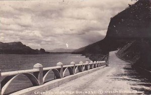 Oregon Columbia High Way Cross & Dimmitt Real Photo