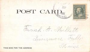 Abington Massachusetts Island Grove Pond Waterfront Antique Postcard K92755