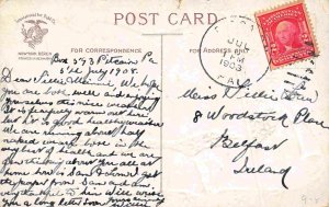 Star Spangled Banner American Stars & Stripes Flag 1908 postcard