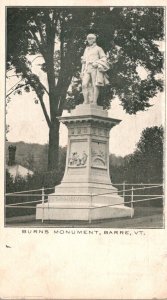 Vermont Barre Burns Monument