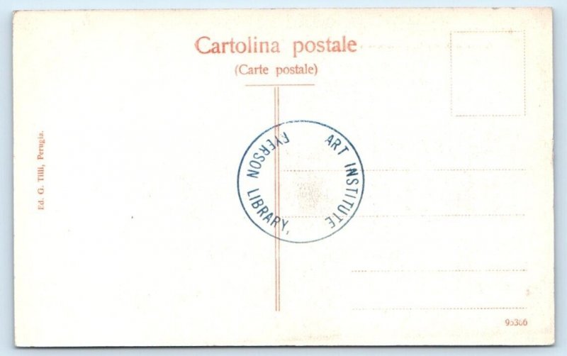 Chiesa di S. Angelo gia templo di Vesta PERUGIA Italy Postcard