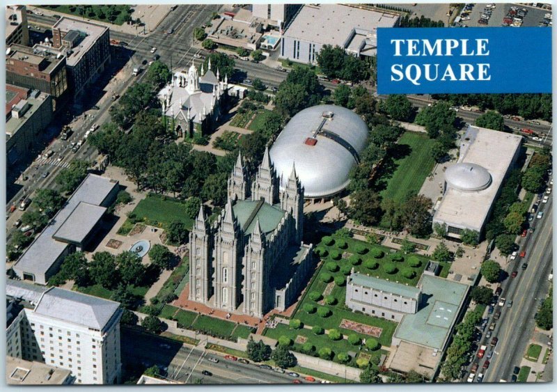 Postcard - Temple Square - Salt Lake City, Utah