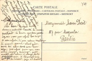 Big Man Smoking Postcard