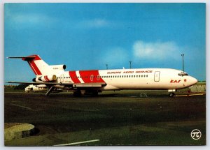 Aviation Postcard EAS Europe Aero Service Airlines Boeing 727-200 Pi Card EY10