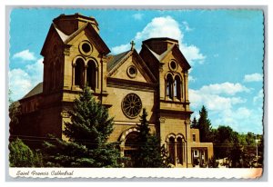 Saint Francis Cathedral Santa Fe New Mexico Postcard Continental View Card