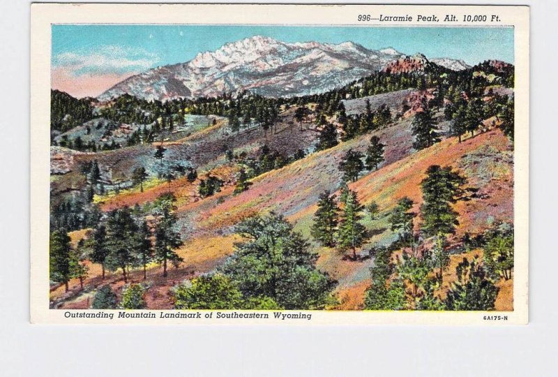 VINTAGE POSTCARD NATIONAL STATE PARK LARAMIE PEAK WYOMING #2