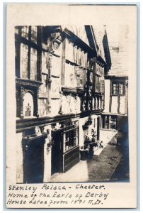 c1910 Stanley Palace - Chester Cheshire England Antique RPPC Photo Postcard