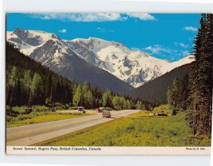 Postcard Scenic Summit, Rogers Pass, Canada