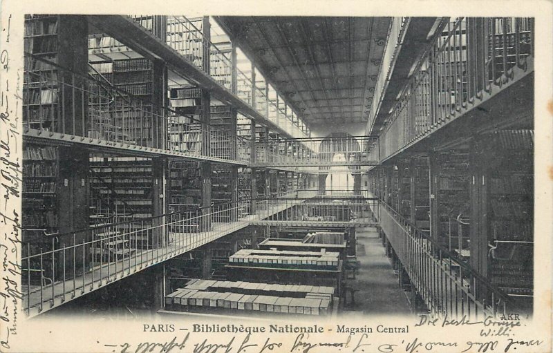 France Paris National Library central store 1909