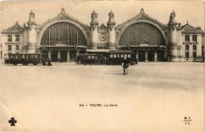 CPA TOURS-La Gare (266192)