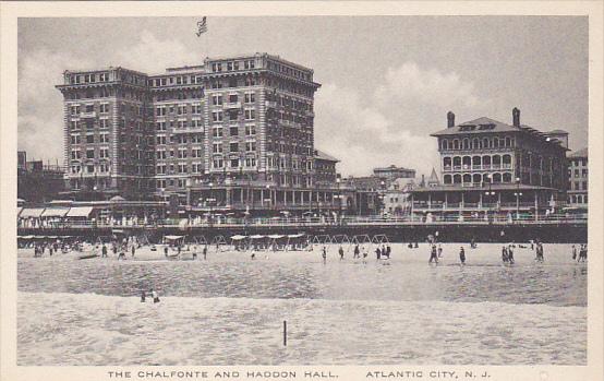 New Jersey Atlantic City The Chalfonte and Haddon Hall Albertype