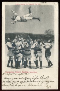 h2518 - CANADA Postcard 1905 Sport Series. Bouncing