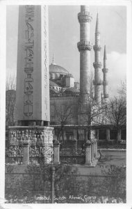 Istanbul Turkey Sultan Ahmet Camii Real Photo Vintage Postcard AA53808