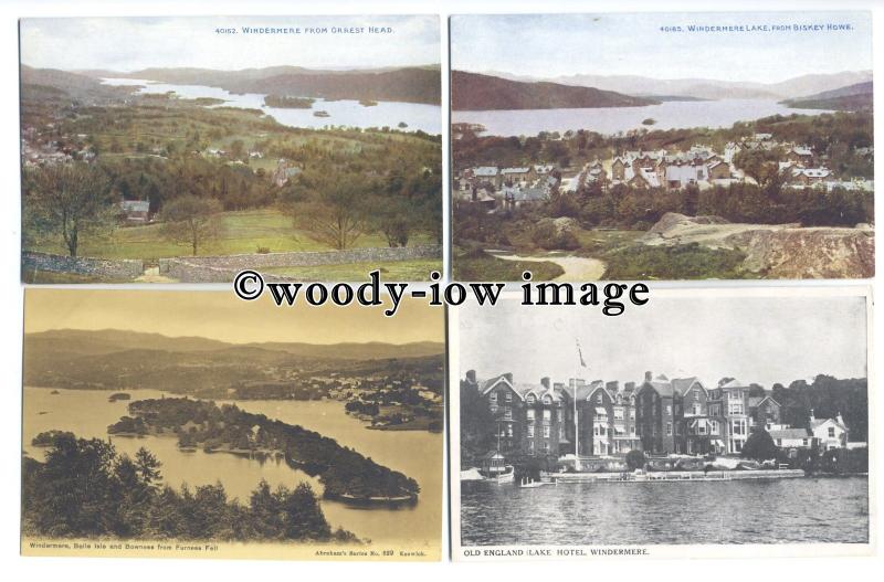 tb0114 - Windermere , Cumbria - 8 postcards