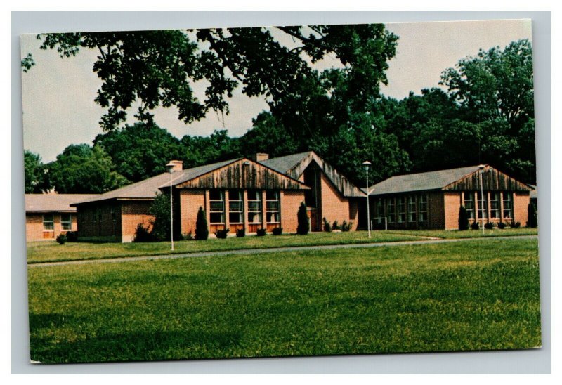 Vintage 1960's Postcard Jesuit Catholic Renewal Center Retreat House