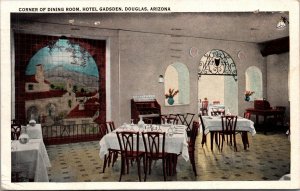 Postcard Corner of Dining Room at Hotel Gadsden in Douglas, Arizona~137160