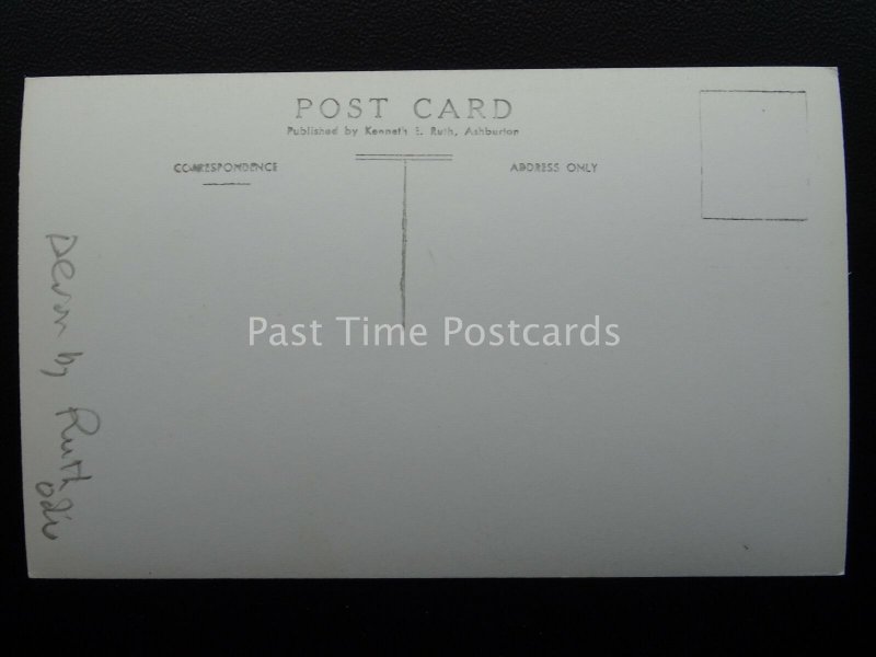 Devon THURLESTONE COASTAL GOLF COURSE 6th Green Old RP Postcard by Ken E. Ruth