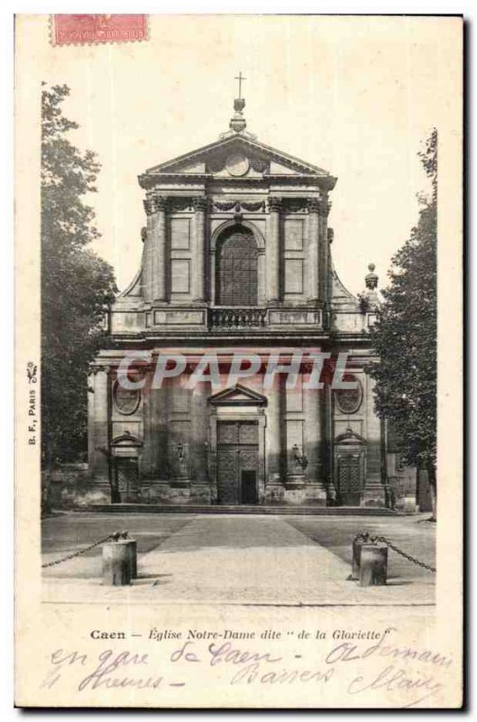 Caen - Church of Our Lady called the Gazebo - Old Postcard