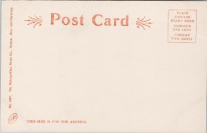 Bangor Maine Hammond Street Birdseye Unused Metropolitan News Postcard G98