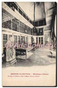 Postcard Old Brienne Le Chateau Chateau Library