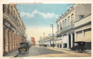 BELASCOAIN AVENUE HAVANA CUBA WW2 CENSORED POSTCARD 1943