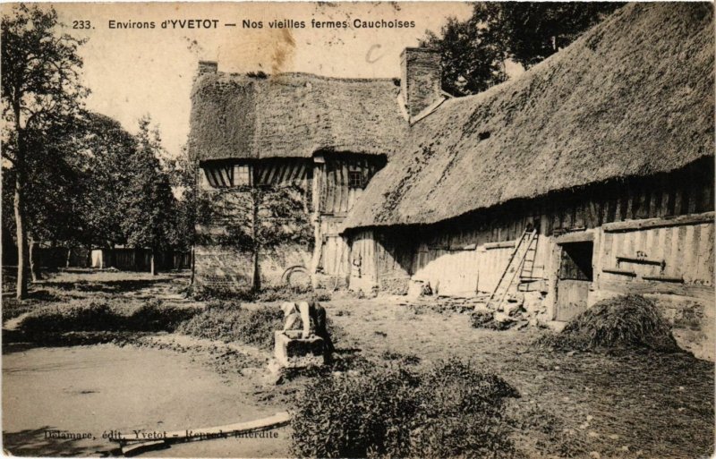 CPA Env. d'YVETOT-Nos vieilles fermes Cauchoises (348163) 